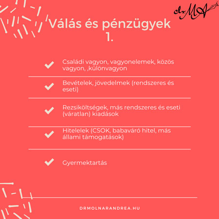 válás és pénzügyek 1