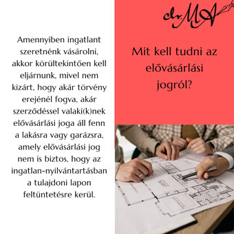 mit kell tudni az elővásárlási jogról